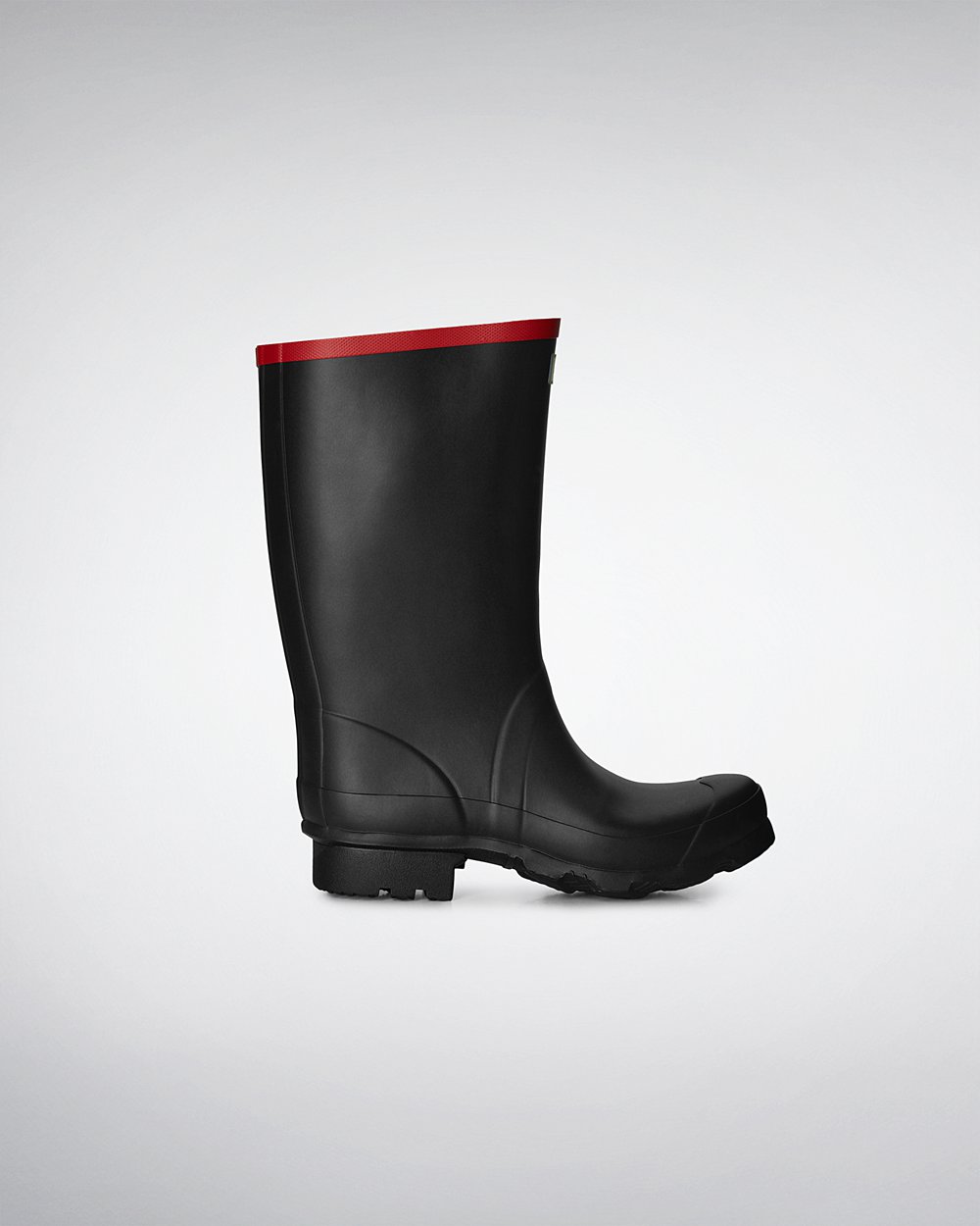 Women Hunter Argyll | Short Rain Boots Black | NZ-71658-SBAK